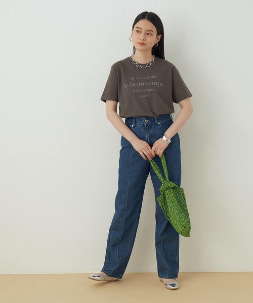 ADAM ET ROPE'（アダムエロペ）の「【WEB限定】ADAM ET ROPE'×GOOD ROCK SPEED 別注ロゴTシャツ（Tシャツ/カットソー・レディース・チャコールグレー/ホワイト/ブラック・FREE）」の20枚目の写真