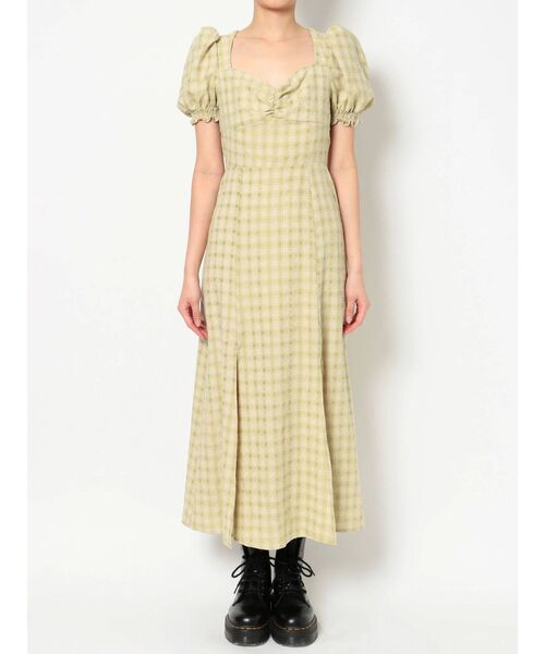 jouetie（ジュエティ）の「スリットロングワンピース（ワンピース・レディース・ブラック/アイボリー・MEDIUM/SMALL）」の12枚目の写真