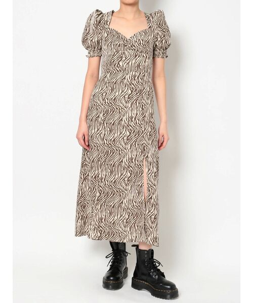 jouetie（ジュエティ）の「スリットロングワンピース（ワンピース・レディース・ブラック/アイボリー・MEDIUM/SMALL）」の21枚目の写真