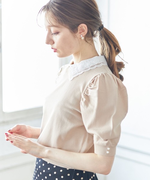 tocco closet（トッコ クローゼット）の「取り外し可能な刺繍