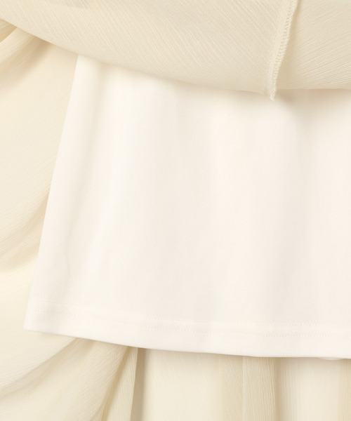 Heather（ヘザー）の「Heather mini ロングスカート 956568（スカート・レディース・アイボリー/ブルー・FREE）」の15枚目の写真