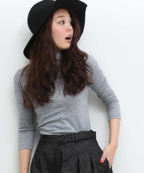 STUDIOUS（ステュディオス）の「タートルカットソー（Tシャツ/カットソー・レディース・ホワイト/ブラック/グレー・0）」の13枚目の写真