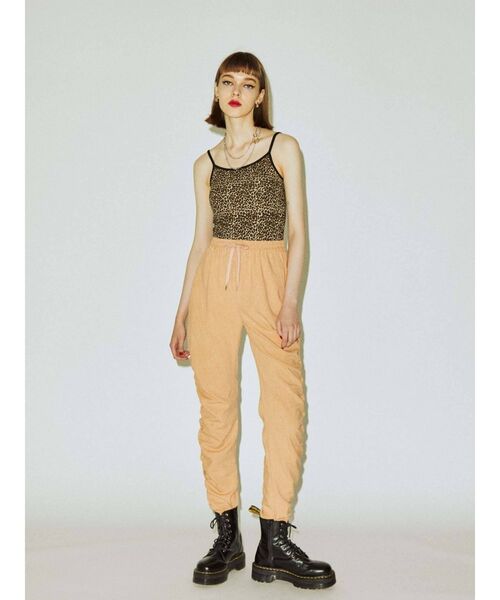 jouetie（ジュエティ）の「ジョガーシャーリングパンツ（その他パンツ・レディース・ブラック/オレンジ/ブルー・MEDIUM）」の9枚目の写真