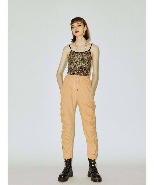 jouetie（ジュエティ）の「ジョガーシャーリングパンツ（その他パンツ・レディース・ブラック/オレンジ/ブルー・MEDIUM）」の5枚目の写真