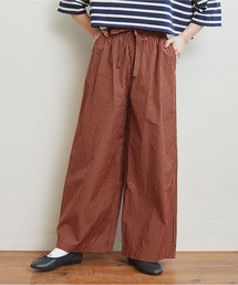 CHILD WOMAN | ギンガムブロード反応染 スピンドルパンツ(その他パンツ)