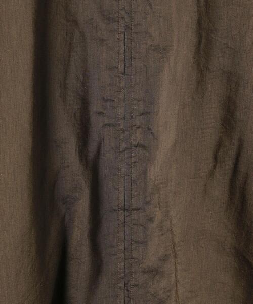 green label relaxing（グリーンレーベルリラクシング）の「OLT CM キュプラ コットン リネン ジップ 半袖 シャツ ブルゾン（シャツ/ブラウス・メンズ・オリーブ/ネイビー/ダークブラウン・MEDIUM/SMALL/LARGE）」の18枚目の写真