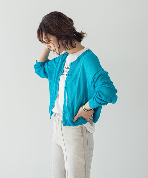 rectangle(レクタングル)の「カレッジプリントTシャツ(Tシャツ/カットソー・レディース・ベージュ/ホワイト×レッド/ホワイト×ネイビー/スミクロ・FREE)」の5枚目の写真