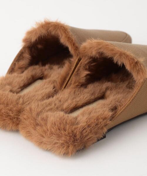 green label relaxing（グリーンレーベルリラクシング）の「スクエア モカミュール シューズ（その他シューズ・レディース・ブラック/モカ・S/M/L）」の7枚目の写真