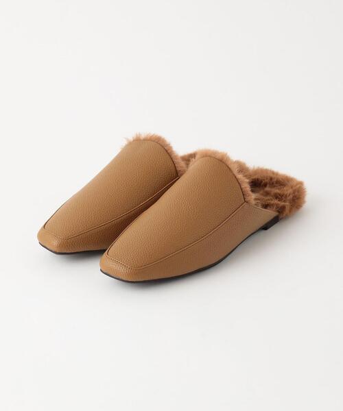 green label relaxing（グリーンレーベルリラクシング）の「スクエア モカミュール シューズ（その他シューズ・レディース・ブラック/モカ・S/M/L）」の9枚目の写真