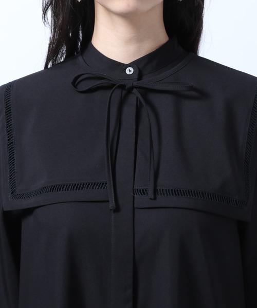 【平日セール】HARE シャツワンピース 半袖 HARE（ハレ）の「ツケエリシャツワンピ―ス(HARE)（ワンピース