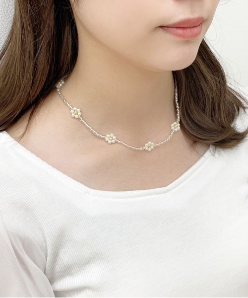 apres jour(アプレジュール)の「【apres jour×ARIAZ】ビーズネックレス(ネックレス・レディース・オフホワイト・FREE)」の1枚目の写真