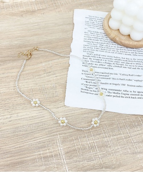 apres jour(アプレジュール)の「【apres jour×ARIAZ】ビーズネックレス(ネックレス・レディース・オフホワイト・FREE)」の2枚目の写真