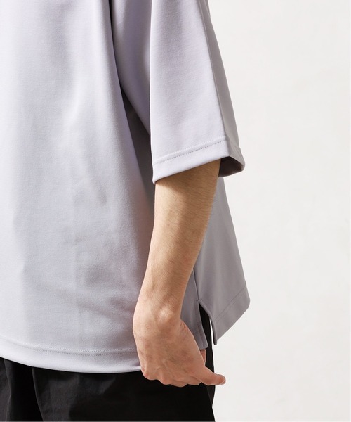 417 EDIFICE（フォーワンセブンエディフィス）の「コンパクトポンチビッグクルーネックTee（Tシャツ/カットソー・メンズ・ホワイト/ブラック/カーキ/オレンジ/ラベンダー・MEDIUM/LARGE）」の5枚目の写真