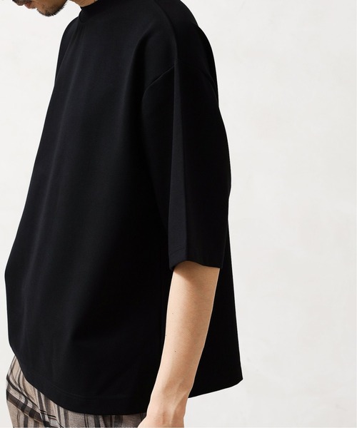 417 EDIFICE（フォーワンセブンエディフィス）の「コンパクトポンチビッグクルーネックTee（Tシャツ/カットソー・メンズ・ホワイト/ブラック/カーキ/オレンジ/ラベンダー・MEDIUM/LARGE）」の3枚目の写真