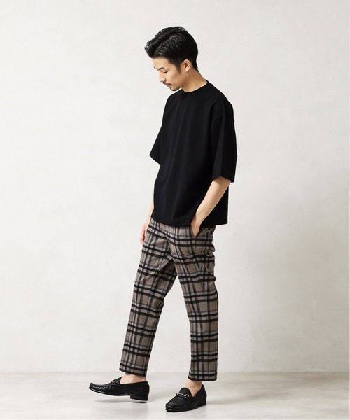 417 EDIFICE（フォーワンセブンエディフィス）の「コンパクトポンチビッグクルーネックTee（Tシャツ/カットソー・メンズ・ホワイト/ブラック/カーキ/オレンジ/ラベンダー・MEDIUM/LARGE）」の7枚目の写真