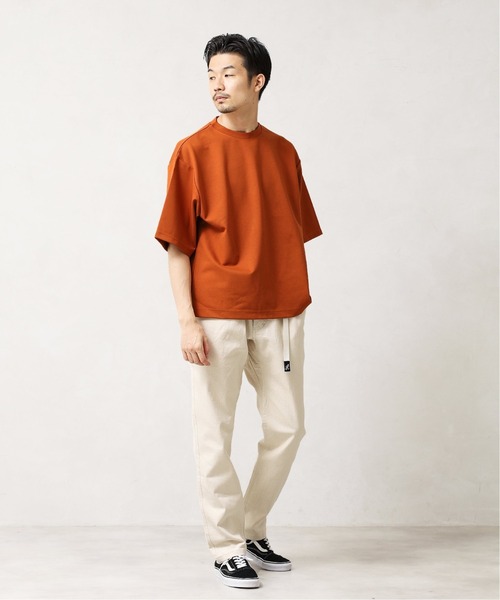 417 EDIFICE（フォーワンセブンエディフィス）の「コンパクトポンチビッグクルーネックTee（Tシャツ/カットソー・メンズ・ホワイト/ブラック/カーキ/オレンジ/ラベンダー・MEDIUM/LARGE）」の10枚目の写真