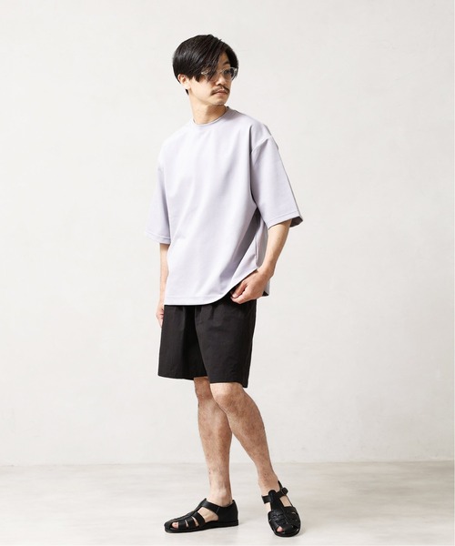 417 EDIFICE（フォーワンセブンエディフィス）の「コンパクトポンチビッグクルーネックTee（Tシャツ/カットソー・メンズ・ホワイト/ブラック/カーキ/オレンジ/ラベンダー・MEDIUM/LARGE）」の9枚目の写真