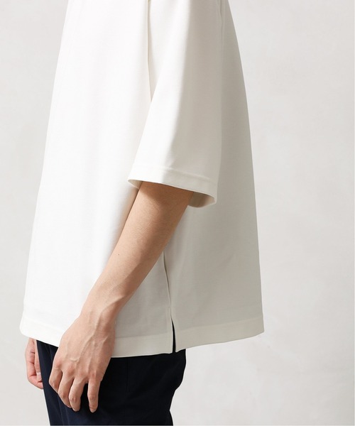 417 EDIFICE（フォーワンセブンエディフィス）の「コンパクトポンチビッグクルーネックTee（Tシャツ/カットソー・メンズ・ホワイト/ブラック/カーキ/オレンジ/ラベンダー・MEDIUM/LARGE）」の12枚目の写真