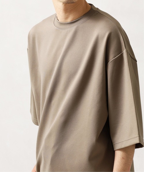 417 EDIFICE（フォーワンセブンエディフィス）の「コンパクトポンチビッグクルーネックTee（Tシャツ/カットソー・メンズ・ホワイト/ブラック/カーキ/オレンジ/ラベンダー・MEDIUM/LARGE）」の16枚目の写真