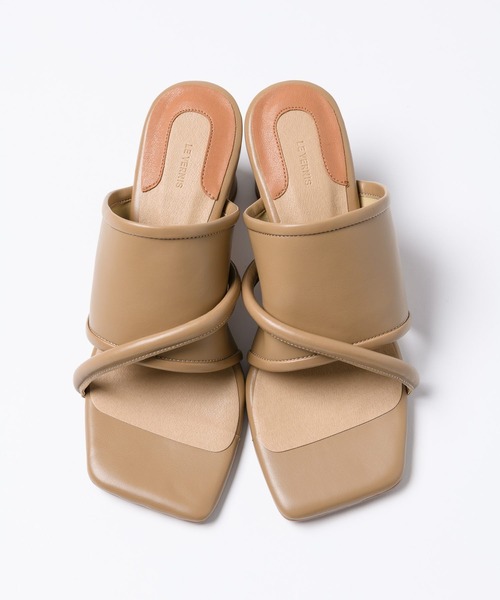 LA BELLE ETUDE（ラベルエチュード）の「【le vernis】 チューブサンダル（サンダル・レディース・ブラック/ブラウン/アイボリー・24.5/23.5）」の6枚目の写真