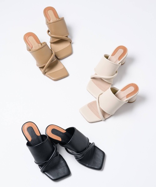 LA BELLE ETUDE（ラベルエチュード）の「【le vernis】 チューブサンダル（サンダル・レディース・ブラック/ブラウン/アイボリー・24.5/23.5）」の5枚目の写真