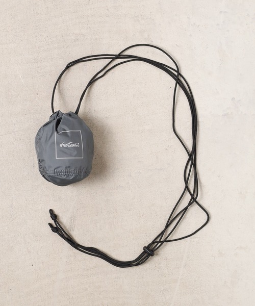 WILD THINGS(ワイルドシングス)の「《WILD THING》SHOULDER DRAWSTRING PURSE(ショルダーバッグ・レディース・グレー/ブラック/ピンク/イエロー/ブルー・FREE)」の3枚目の写真