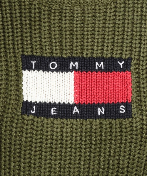 tommy jeans（トミー ジーンズ）の「フラッグロゴセーター（ニット/セーター・レディース・ホワイト/グリーン/ブラック・SMALL/MEDIUM/LARGE）」の11枚目の写真