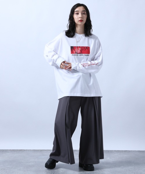 HARE（ハレ）の「【エヴァンゲリオンコラボ】フロントシーンプリントロンT（Tシャツ/カットソー・メンズ・ホワイト/ブラック・FREE）」の6枚目の写真