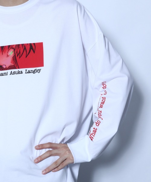 HARE（ハレ）の「【エヴァンゲリオンコラボ】フロントシーンプリントロンT（Tシャツ/カットソー・メンズ・ホワイト/ブラック・FREE）」の8枚目の写真