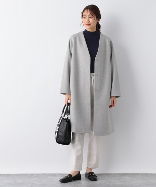 GLOBAL WORK（グローバルワーク）の「メルティーニットハイネック/952708（ニット/セーター・レディース・ブラック/ダークブラウン/グレー/アイボリー/ダークブルー/グレイッシュベージュ・MEDIUM/LARGE）」の16枚目の写真