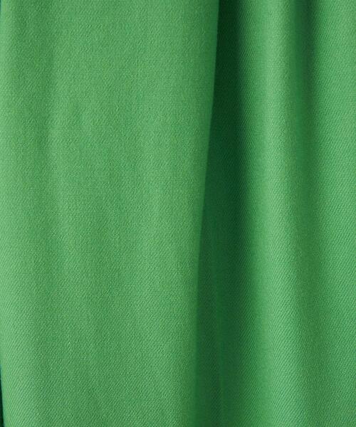 green label relaxing（グリーンレーベルリラクシング）の「【WEB限定】［ XS /H148-155㎝］サキソニー ワイド パンツ -ウォッシャブル-（その他パンツ・レディース・ケリー/オフホワイト/モカ・XS）」の16枚目の写真