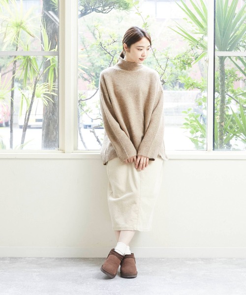 mooimooi（モーイモーイ）の「レディース ショートムートンブーツ（ブーツ・レディース・チャコールグレー/ブラック/ダークブラウン/キャメル・LL/3L/4L/S/M/L）」の7枚目の写真