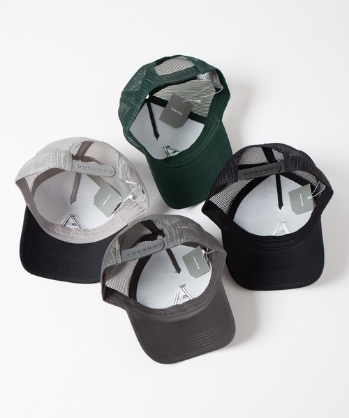 Code Kelly(コードケリー)の「Code Kelly × OTTO SNAP BACK TWILL "A" / コードケリー×オットー スナップバックメッシュキャップ 「A」(キャップ・メンズ・チャコールグレー/ブラック/グリーン/ブラック×グレー・FREE)」の10枚目の写真