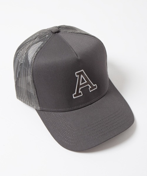 Code Kelly(コードケリー)の「Code Kelly × OTTO SNAP BACK TWILL "A" / コードケリー×オットー スナップバックメッシュキャップ 「A」(キャップ・メンズ・チャコールグレー/ブラック/グリーン/ブラック×グレー・FREE)」の20枚目の写真