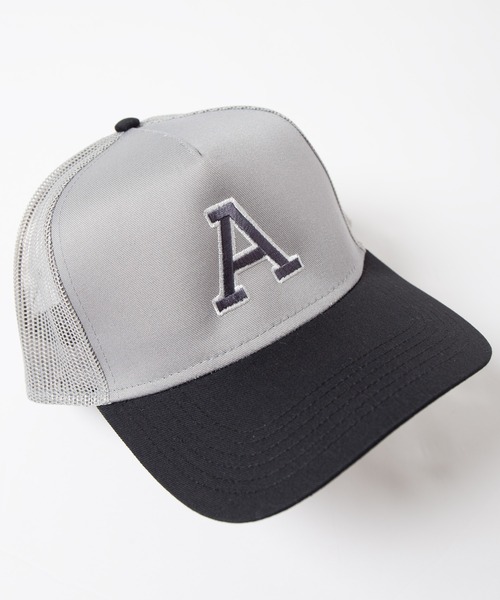 Code Kelly(コードケリー)の「Code Kelly × OTTO SNAP BACK TWILL "A" / コードケリー×オットー スナップバックメッシュキャップ 「A」(キャップ・メンズ・チャコールグレー/ブラック/グリーン/ブラック×グレー・FREE)」の18枚目の写真