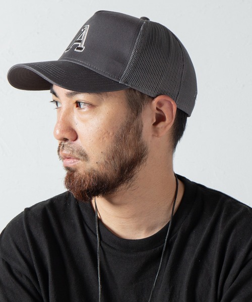 Code Kelly(コードケリー)の「Code Kelly × OTTO SNAP BACK TWILL "A" / コードケリー×オットー スナップバックメッシュキャップ 「A」(キャップ・メンズ・チャコールグレー/ブラック/グリーン/ブラック×グレー・FREE)」の19枚目の写真