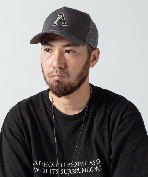 Code Kelly(コードケリー)の「Code Kelly × OTTO SNAP BACK TWILL "A" / コードケリー×オットー スナップバックメッシュキャップ 「A」(キャップ・メンズ・チャコールグレー/ブラック/グリーン/ブラック×グレー・FREE)」の22枚目の写真