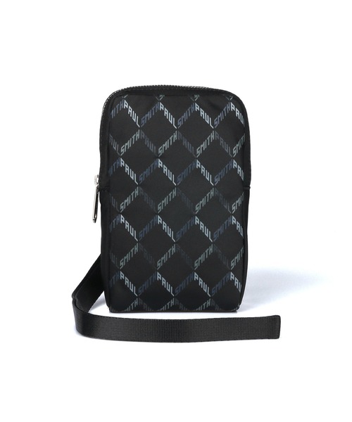 Paul Smith(ポールスミス)の「モノグラム ネックポーチ / 883816 P391(ポーチ・メンズ・ブラック・FREE)」の1枚目の写真