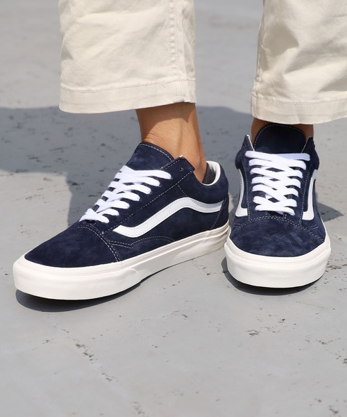 VANS（バンズ）の「VANS/ヴァンズ OLD Skool スニーカー（スニーカー・メンズ・サンドベージュ/ダークネイビー・9/5h/9h/8/7/8h/10/6h/6/5）」の19枚目の写真