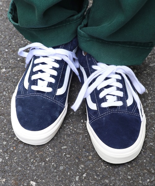 VANS（バンズ）の「VANS/ヴァンズ OLD Skool スニーカー（スニーカー・メンズ・サンドベージュ/ダークネイビー・9/5h/9h/8/7/8h/10/6h/6/5）」の9枚目の写真