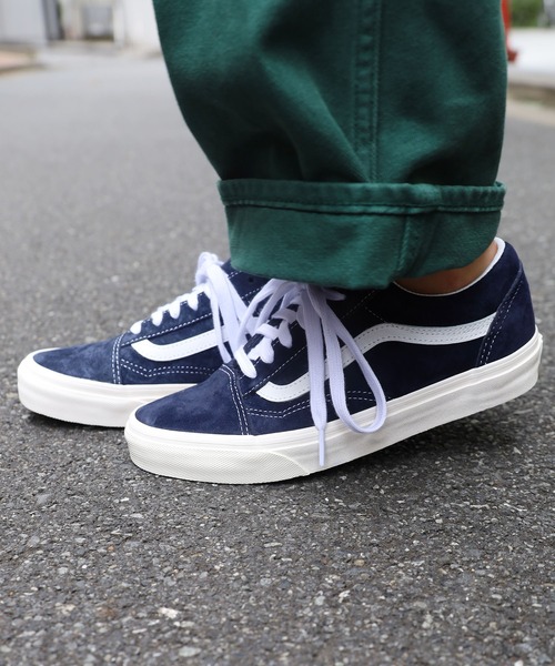 VANS（バンズ）の「VANS/ヴァンズ OLD Skool スニーカー（スニーカー・メンズ・サンドベージュ/ダークネイビー・9/5h/9h/8/7/8h/10/6h/6/5）」の17枚目の写真