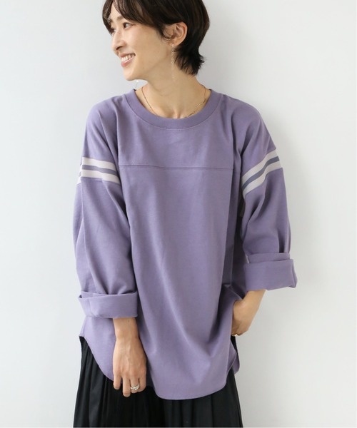 Goodwear(Since1983)(グッドウェア)の「【Goodwear/グッドウェア】FOOTBALL TEE:別注Tシャツ◆(Tシャツ/カットソー・レディース・ダークパープル/ブラウン/ブラック・FREE)」の3枚目の写真