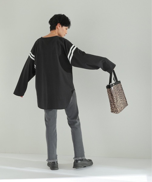 Goodwear(Since1983)(グッドウェア)の「【Goodwear/グッドウェア】FOOTBALL TEE:別注Tシャツ◆(Tシャツ/カットソー・レディース・ダークパープル/ブラウン/ブラック・FREE)」の4枚目の写真