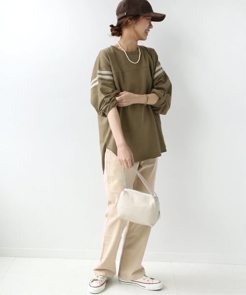 Goodwear(Since1983)(グッドウェア)の「【Goodwear/グッドウェア】FOOTBALL TEE:別注Tシャツ◆(Tシャツ/カットソー・レディース・ダークパープル/ブラウン/ブラック・FREE)」の18枚目の写真