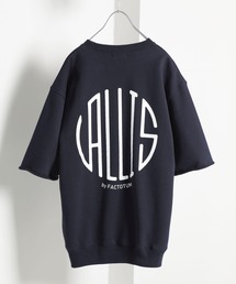 VALLIS by FACTOTUM | 【VALLIS by FACTOTUM】VALLIS別注サークルロゴハーフスリーブスウェット(スウェット)