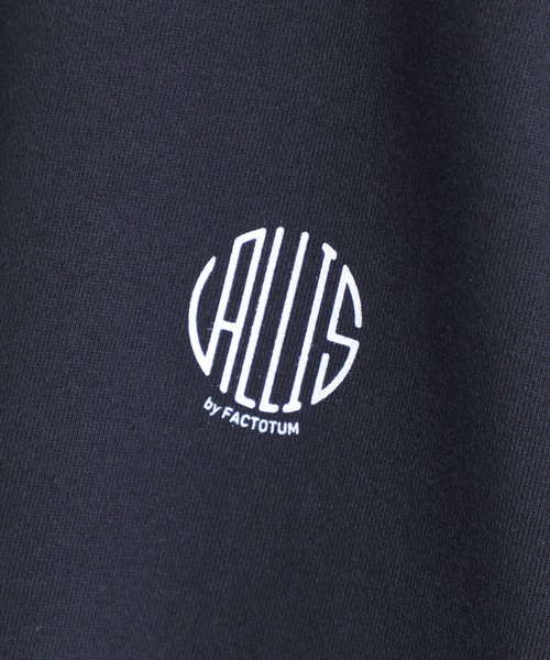 VALLIS by FACTOTUM（ヴァリスバイファクトタム）の「【VALLIS by FACTOTUM】VALLIS別注サークルロゴハーフスリーブスウェット（スウェット・メンズ・ネイビー・SMALL）」の8枚目の写真