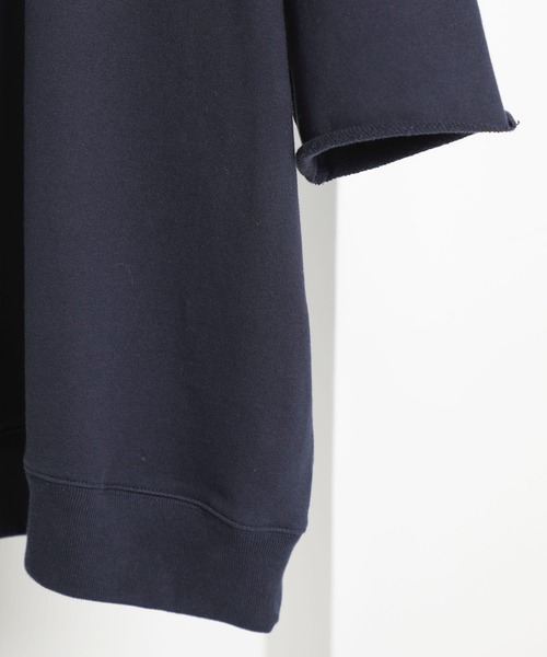 VALLIS by FACTOTUM（ヴァリスバイファクトタム）の「【VALLIS by FACTOTUM】VALLIS別注サークルロゴハーフスリーブスウェット（スウェット・メンズ・ネイビー・SMALL）」の9枚目の写真