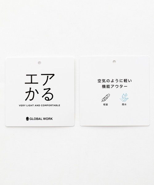 GLOBAL WORK（グローバルワーク）の「エアカルハッスイマンパ/959806（マウンテンパーカー・レディース・ブラック/オフホワイト/アイボリー・MEDIUM/LARGE）」の6枚目の写真