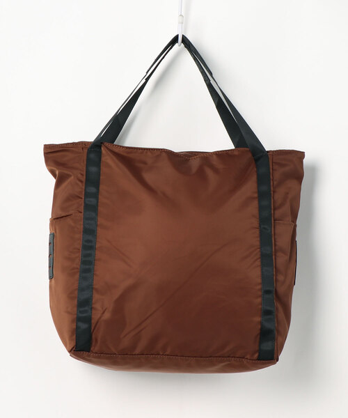 PUAL CE CIN(ピュアルセシン)の「OTONA NYLON MIDDLE TOTE/ナイロンミドルトートバッグ(トートバッグ・レディース・ブラウン/ブラック/ピンク/グレー/ベージュ/イエロー/ブルー系その他・FREE)」の1枚目の写真