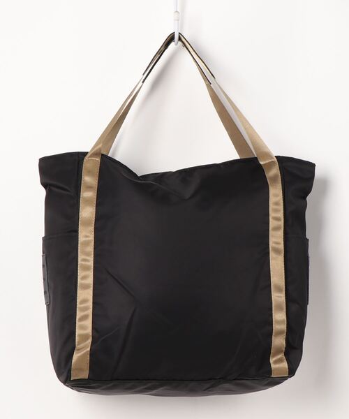 PUAL CE CIN(ピュアルセシン)の「OTONA NYLON MIDDLE TOTE/ナイロンミドルトートバッグ(トートバッグ・レディース・ブラウン/ブラック/ピンク/グレー/ベージュ/イエロー/ブルー系その他・FREE)」の2枚目の写真